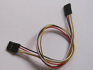 120 Stück Starthilfekabel Buchse auf Buchse 4 Pin Raster 2,54 mm 4 Farben Kabel 30 cm 12" - Bild 1 von 2