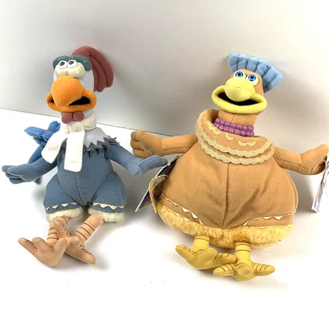 Vintage 2000 Chicken Run Plush Babs Fowler Beanie Stuffed Dreamworks Aardman Cover