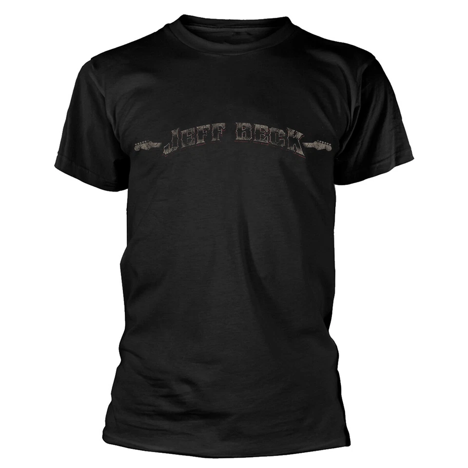 Camiseta Jeff Beck Vintage Logo Negra NUEVA OFICIAL Foto 1 de 1