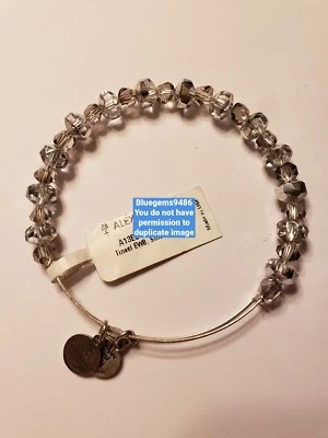 Oropel de humo Alex and Ani con cuentas de plata rusa - descontinuado/raro Foto 1 de 4