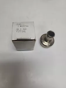 NOS GM 1965-75 Firebird 400 GTO Valve Cover Heater Hose Fitting Nipple 499744 - Picture 1 of 4