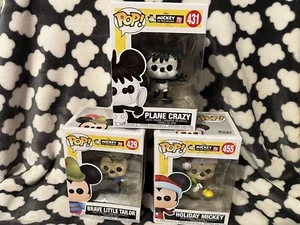 Disney Micky Mouse Funko Pop Vinyl Figur Flugzeug Crazy 431 Tailor 429 Holiday455 - Bild 1 von 2