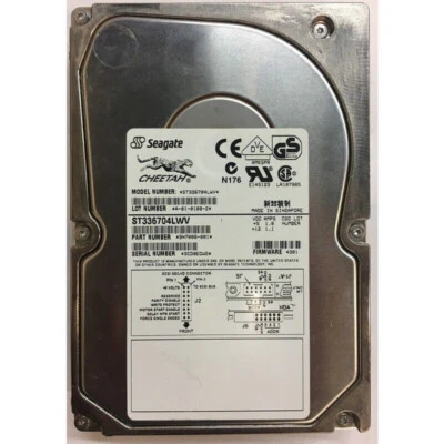ST336704LWV SEAGATE 36GB 10K RPM SCSI 3.5" HDD TESTED - Image 1 of 2