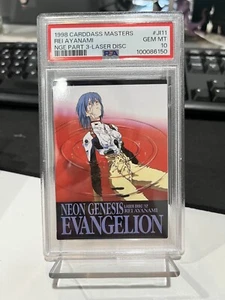 1998 Carddass Masters NGE Part 3-Laser Disc Rei Ayanami #JI11 PSA 10 - Picture 1 of 2