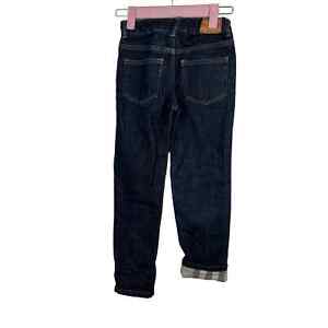 Burberry Children Blue ‘Mini Priestley’ Jeans With Adjustable Waist 6Y