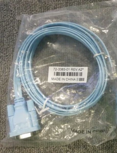 Neu Cisco DB9 auf RJ45 6 Fuß flaches Flachband-Roll-Over-Kabel, Netzwerk 72-3383-01 - Bild 1 von 1