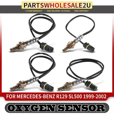 4x Upstream & Downstream O2 Oxygen Sensor for Mercedes-Benz SL500	R129 1999-2002 - Image 1 of 4