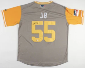 Josh Bell Signed Pittsburgh Pirates Majestic Jersey (PSA) XL Everything Sewn On! - Picture 1 of 4