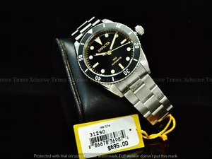 RARE Invicta Men 40mm Pro Diver 1953's Automatic NH35 Black Dial SS Watch - Bild 1 von 8