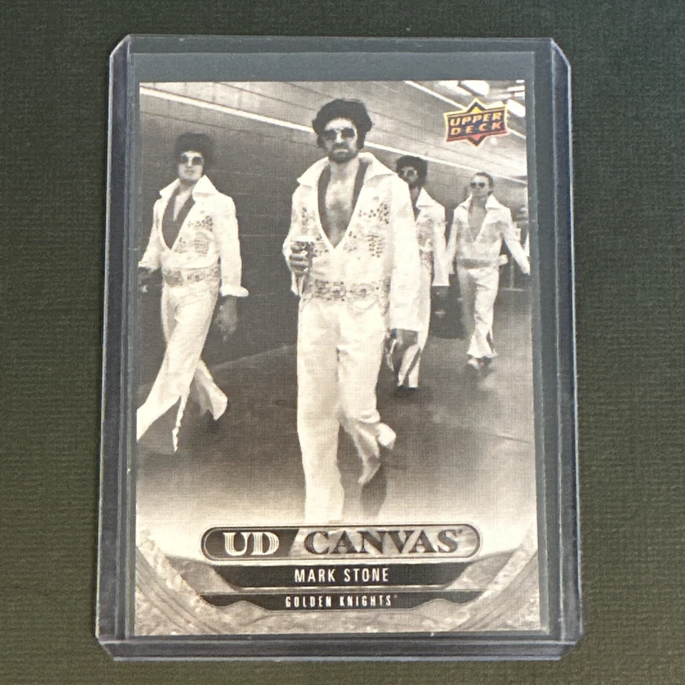 2024-25 Upper Deck Series 1 Mark Stone - UD Canvas Black & White #C24 - Image 1 of 2