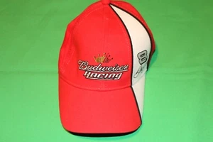 Budweiser Racing Dale Junior #8 Adjustable Baseball Cap Hat NEW NASCAR - Picture 1 of 4