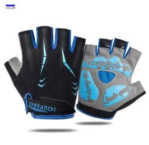 Guantes de ciclismo transpirables con medio dedo para aire libre bicicleta guantes de bicicleta para hombres y mujeres - Imagen 1 de 5