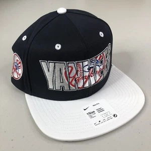 New York Yankees Hat Cap Snap Back Nike Pro Cooperstown Collection MLB Baseball - Picture 1 of 12