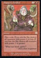 Puppet's verdict | PL | Mercadian Masques | Magic MTG