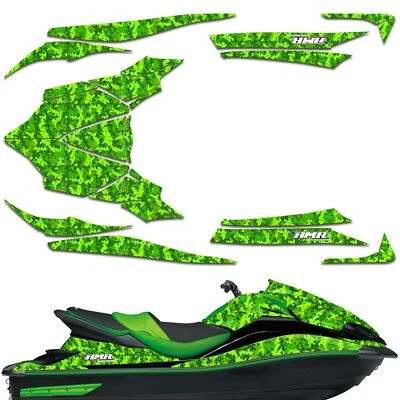 Calcomanías adhesivas gráficas para moto acuática para Kawasaki Ultra 300X/310X 11-21 DIGICAMO G Foto 1 de 2
