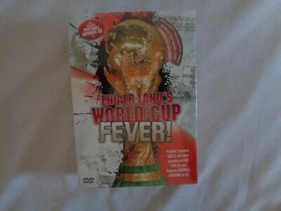 New sealed Englands ,eng-er-lands World Cup Fever 2 x DVDs &  Anthems CD ,boxset - Image 1 of 4