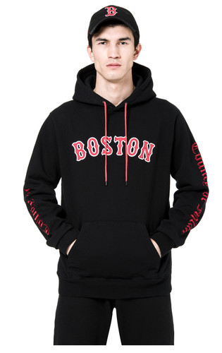 AUTHENTIC Marcelo Burlon County of Milan MLB Boston Red Sox Men Hoodie Size L
