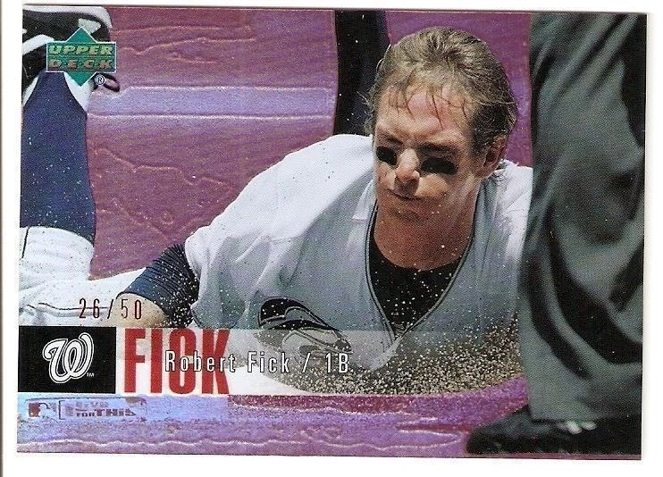 2006 UPPER DECK F/X RED SERIAL #/50 ROBERT FICK DETROIT TIGERS ALLSTAR FREE SHIP - Image 1 of 1