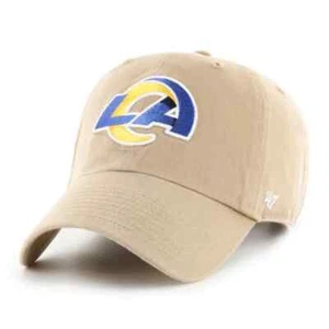Los Angeles Rams Khaki 47 Brand Clean Up Dad Hat - Picture 1 of 5