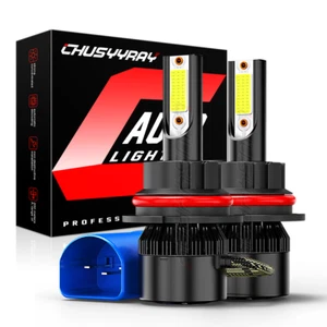 9007 LED Headlight Bulbs Hi Low Beam for Dodge Ram 1500 2500 3500 2002-2005 - Picture 1 of 7
