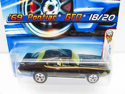 1 NEW Hot Wheels Die Cast Collectible - Realistix 1969 Pontiac GTO - 2006a - Image 1 of 4