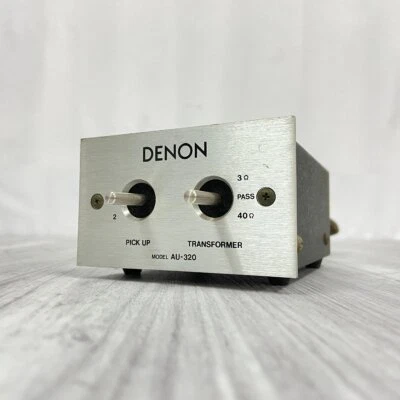 DENON AU-320 MC Step-Up Transformer Used Operation confirmed, good product Japan - Image 1 of 4