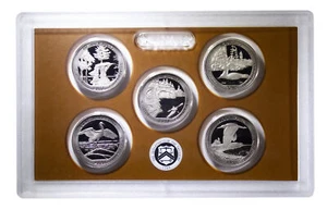 2018 Proof Quarter Parks (ATB) Set Gem DCAM (Clad) - No Box or COA - 5 Coins - Picture 1 of 3