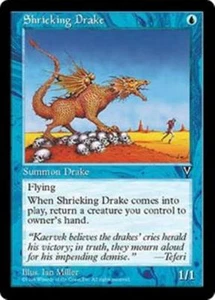 MTG - SHRIEKING DRAKE - Visions (C) - Picture 1 of 1