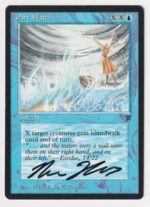 Signed Part Water LP Legends English Artist NeNe Thomas 1994 MTG Magic Vintage! - Picture 1 of 2