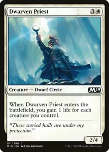 4 Dwarven Priest 4x x4 - casi nuevo - juego básico 2019 Sparrow Magic - Imagen 1 de 1