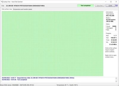 320GB HGST HTS723232A7A364 Z7K320-320 HDD pn: 0J13233 pcb: 220 0A90269 01 - Image 1 of 4