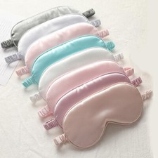 Double-Side Pure Silk EyeShade Sleeping Eye Cover Eyepatch Health Sleep ShadiJI