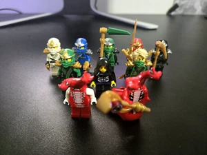 LEGO Ninjago Minifigures Lot - zane, jay, lloyds, kai, cole, fangtom, fangdam - Picture 1 of 4