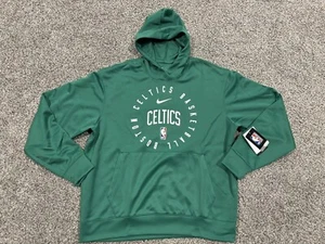 Boston Celtics Nike 2024/25 Spotlight On-Court Practice Pullover Hoodie -Green - Picture 1 of 7