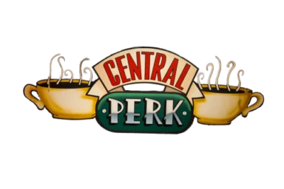 Friends Central Perk Logo 90s Comedy TV Show Iron on Tee T-shirt Transfer
