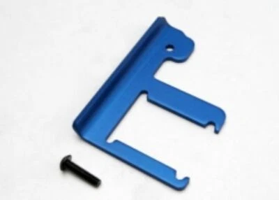 5361 TRAXXAS CHASSIS BRACE, REVO (3 MM 6061-T6 ALUMINUM) (BLUE ANODIZED) 4 X 16  - Image 1 of 4