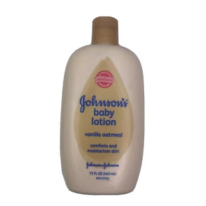 Johnsons Baby Lotion Vanilla Oatmeal Soothing Lotion 15 Oz 24 Hour Moisture - Picture 1 of 5