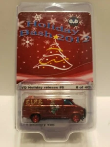 Hot Wheels  2012  CVD  HOLIDAY BASH  Custom  ELFS DELIVERY VAN  #8/40 - Picture 1 of 4