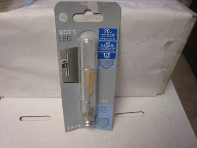 GE Specialty LED 20-Watt EQ 5.3-in T6.5 Soft White Appliance Bulb, E17 - Image 1 of 4