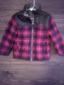 OshKosh B'gosh Red Flannel Size 3T Coat - Picture 1 of 4