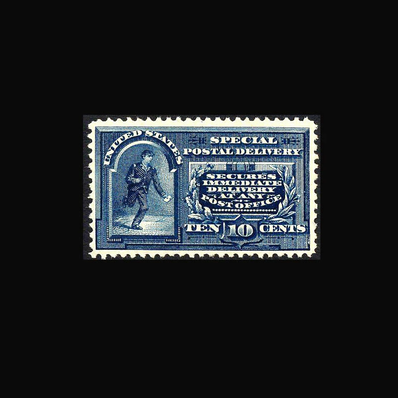 USA Special Delivery Stamp- Mint NO GUM, VF/XF S#E5 Fresh Mint no gum with large - Image 1 of 1