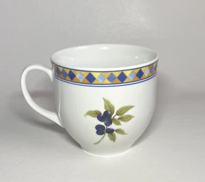 Royal Doulton Carmina Cucina Fine Porcelain Blueberry Lemon Tea Coffee Cup - Picture 1 of 12
