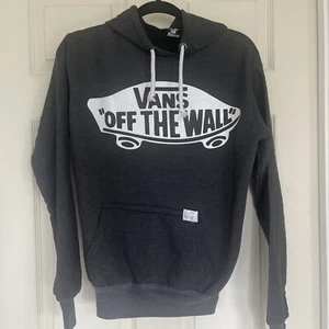 Vans Off the Wall Pullover Hoodie Youth Dark Grey No Tag (Size 12-14) - Picture 1 of 9