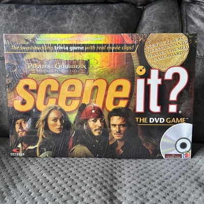 Mattel Pirates of the Caribbean Trivia Game Scene It! DVD Board Game 13 +    - Image 1 of 4
