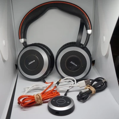 Jabra Evolve 80 ANC Stereo USB Wired On-Ear Headset (MS Teams) - Image 1 of 4