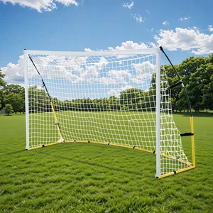 Danrelax 8FT x 5FT Soccer Goal for Backyard, Portable Pop Up Football Goal - Picture 1 of 9