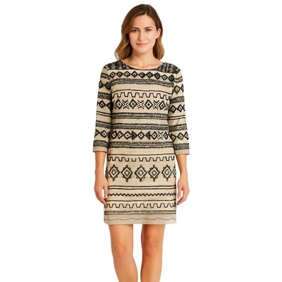 Vestido Chelsea y Violeta Pequeño Cuentas Lentejuelas Bordado Étnico Bohemio Boho Nuevo Foto 1 de 4