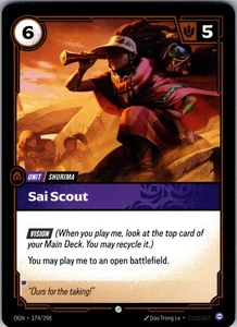 Sai Scout Common Origins 174/298 NM - Picture 1 of 2