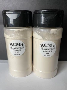 2*RCMA MakeUp Translucent Powder Setting Powder Loose Powder 3oz Old Stock 1801 - Picture 1 of 2