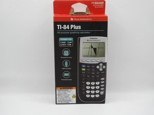 Texas Instruments TI-84 Plus Graphing Calculator - Black USB Inc Preloaded Apps - Picture 1 of 3